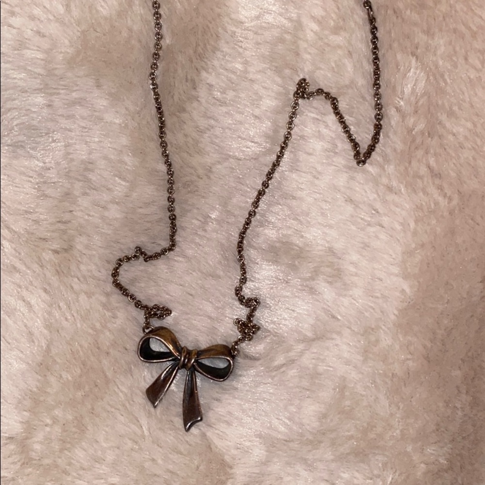 James Avery Sterling Silver Bow Necklace